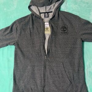 NWT Kids XL (18-20) Timberland Gray Zip-Up Hoodie